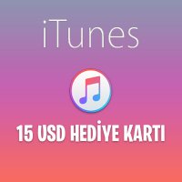 Apple Store iTunes 15 USD Hediye Kartı