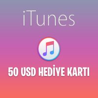 Apple Store iTunes 50 USD Hediye Kartı