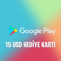 Google Play 15 USD Hediye Kartı