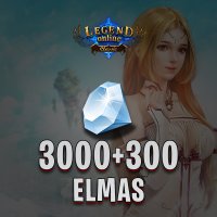3000 + 300 Legend Online Elmas