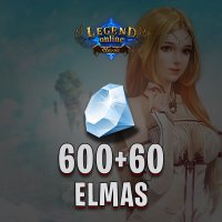 600 + 60 Legend Online Elmas