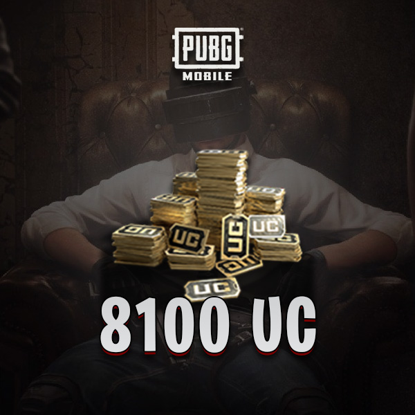 PUBG Mobile (6000+2100) 8100 UC