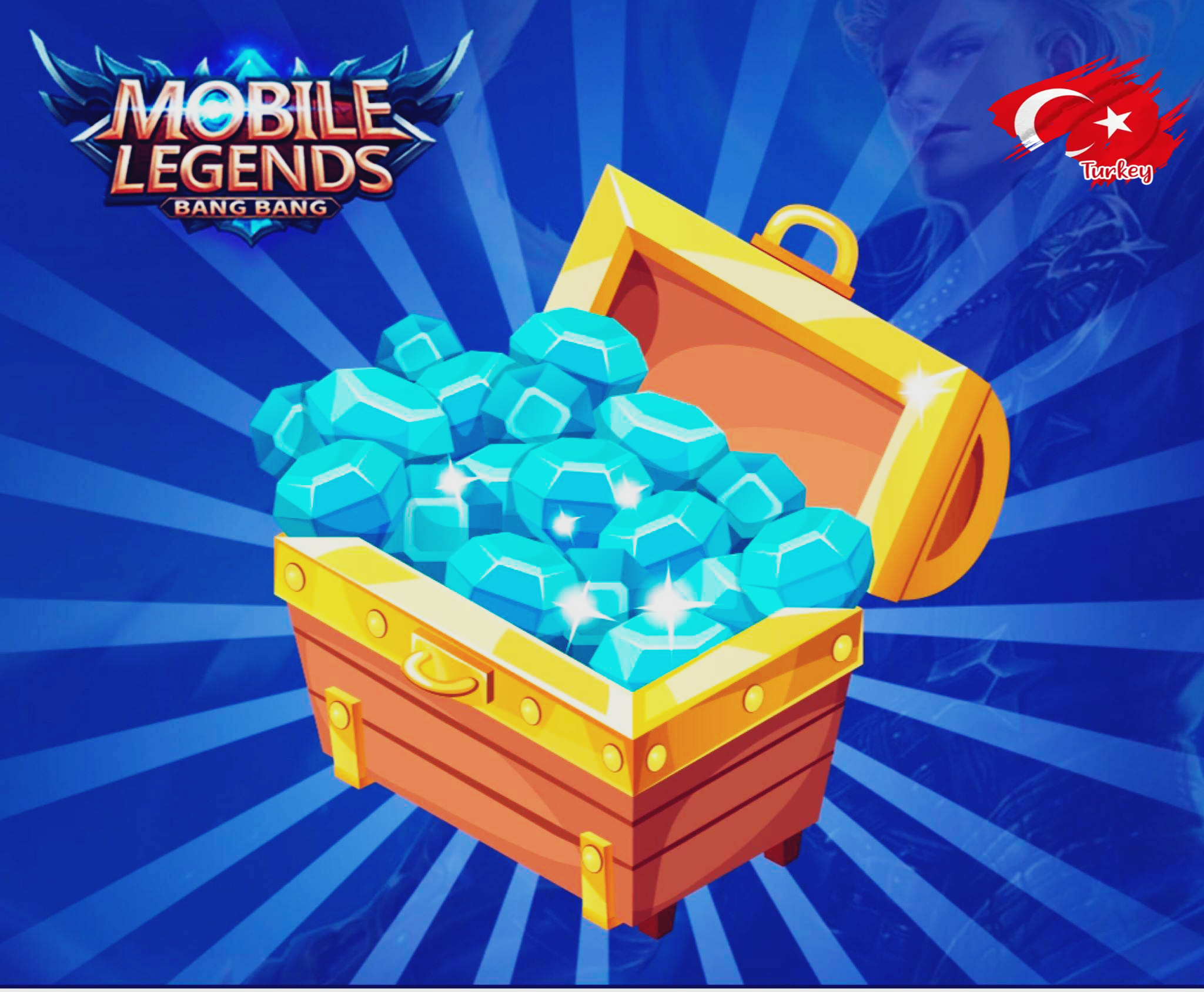40 Diamonds + 4 Bonus Mobile Legends TOP UP