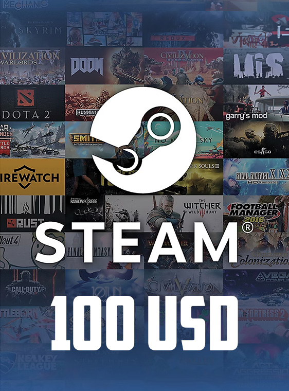 Steam Gift Card 100 USD