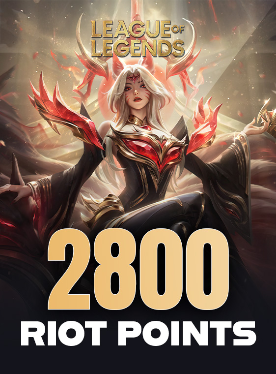 League Of Legends 2800 Riot Points