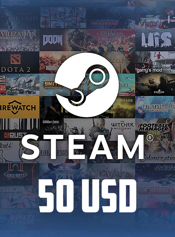 Steam Gift Card 50 USD
