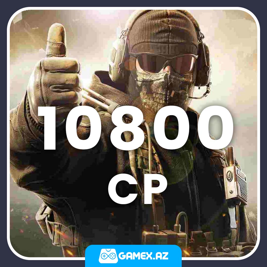 Call Of Duty Mobile 10800 CP 