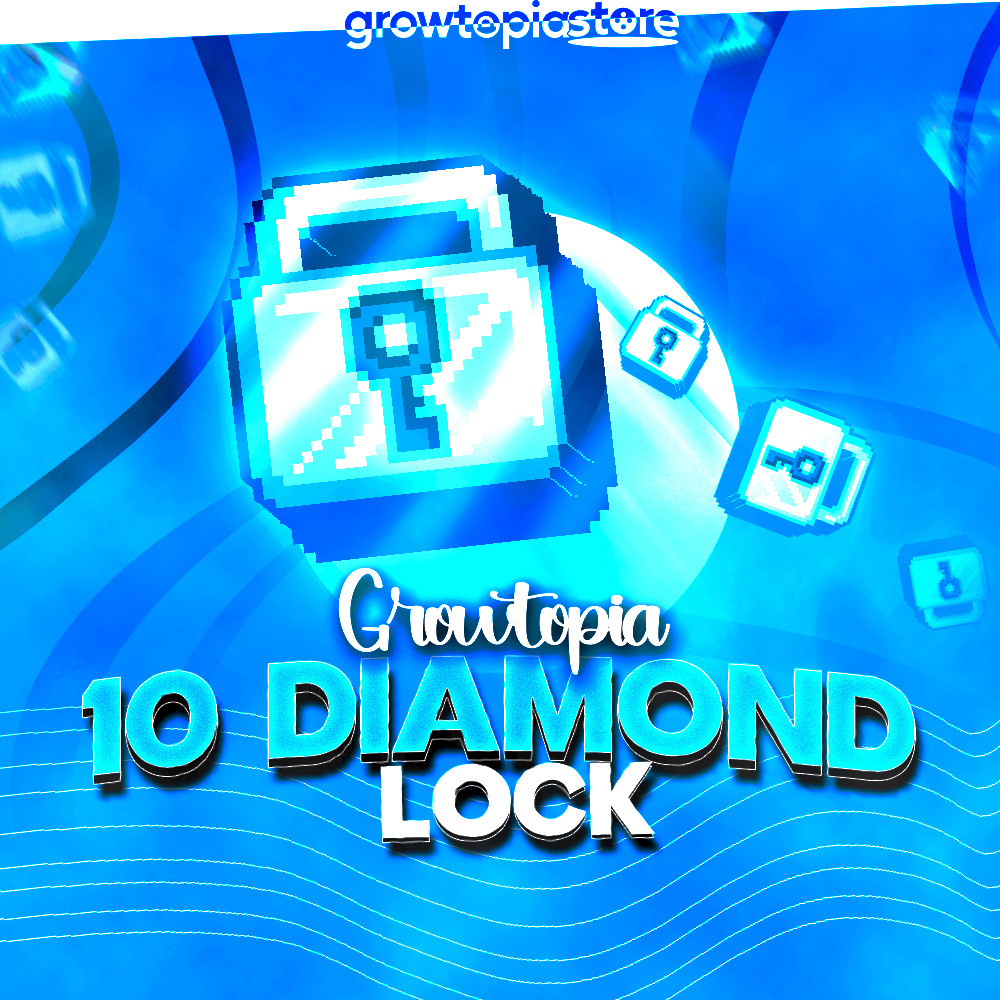 Growtopia 10 Diamond Lock