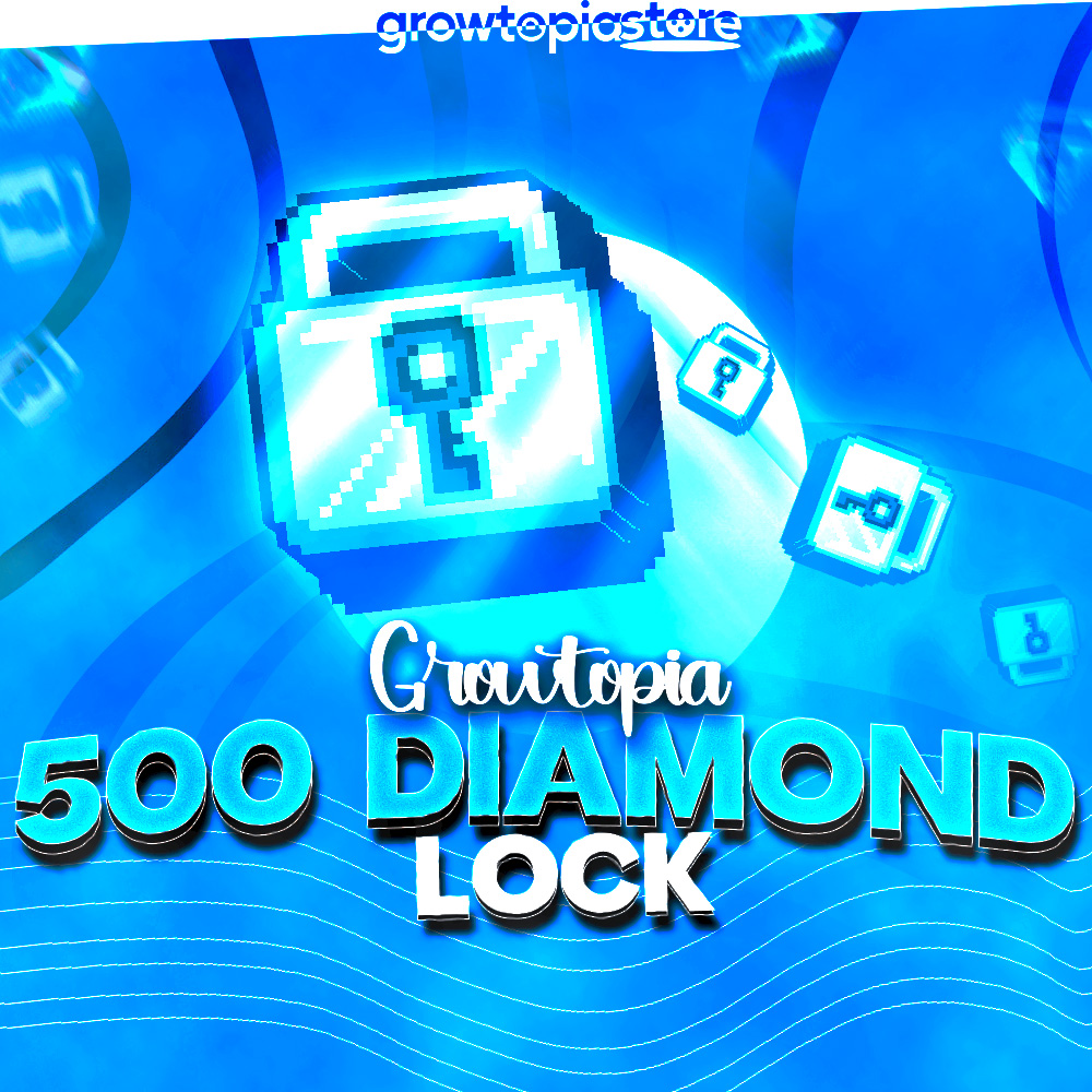 Growtopia 500 Diamond Lock