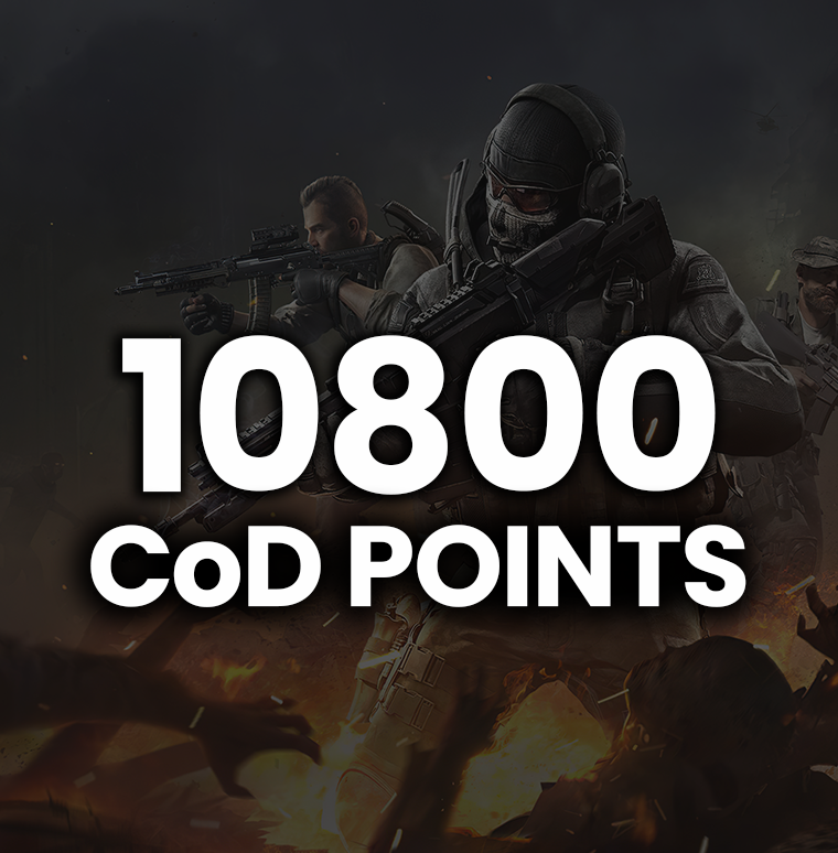 10800 COD Points