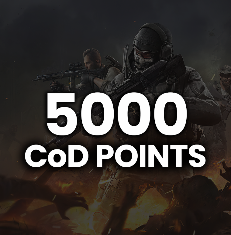 5000 COD Points