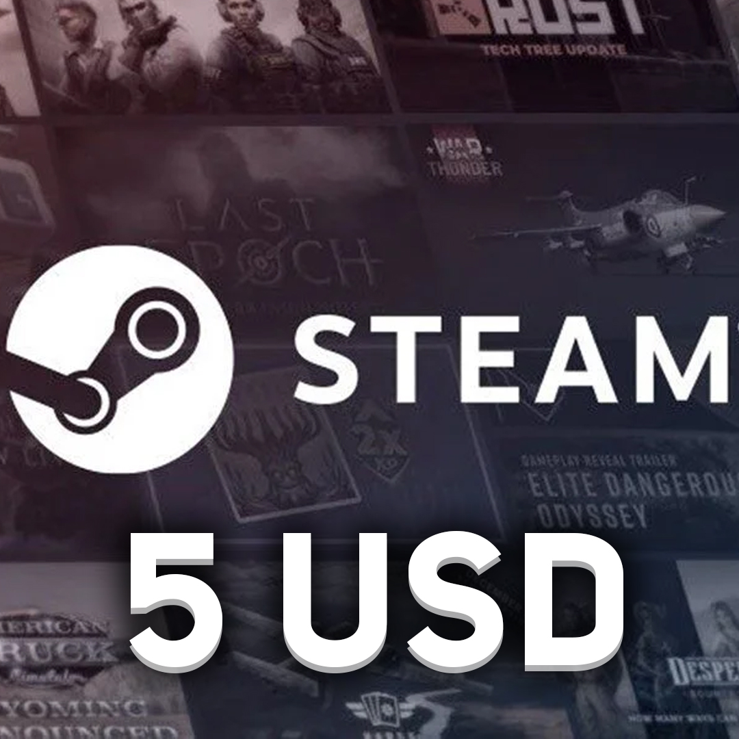 5 USD Steam Cüzdan Kodu