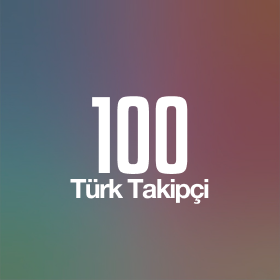 İnstagram 100 Türk Takipçi