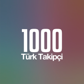 İnstagram 1000 Türk Takipçi