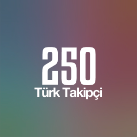 İnstagram 250 Türk Takipçi 