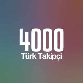 İnstagram 4000 Türk Takipçi