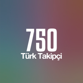 İnstagram 750 Türk Takipçi