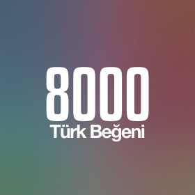 İnstagram 8000 Türk Beğeni 