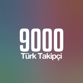 İnstagram 9000 Türk Takipçi