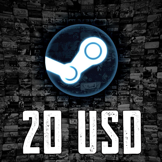 20 USD Steam Cüzdan Kodu
