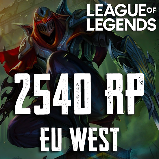 League of Legends 2540 RP Eu West