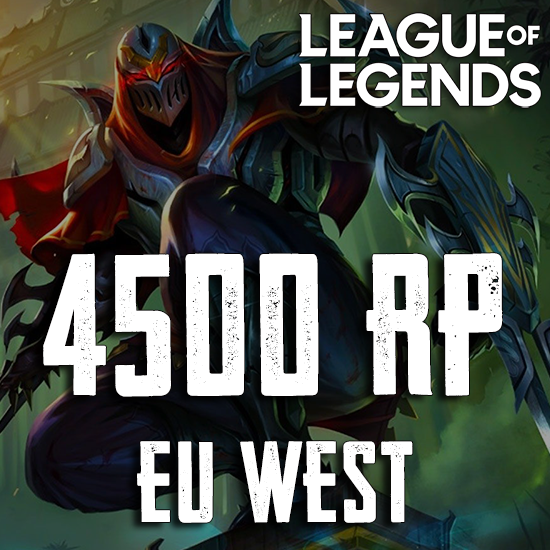 League of Legends 4500 RP Eu West