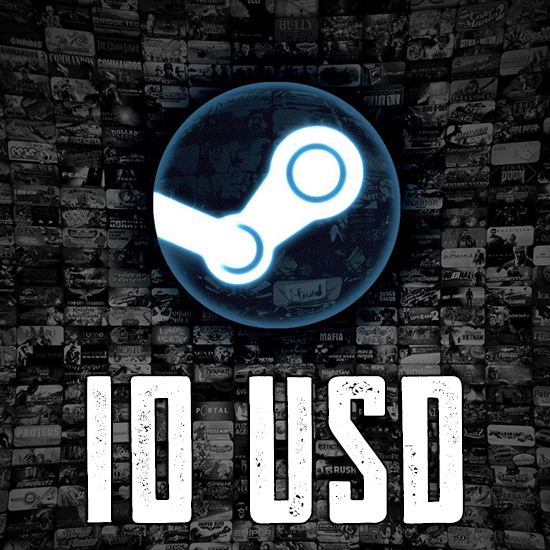10 USD Steam Cüzdan Kodu