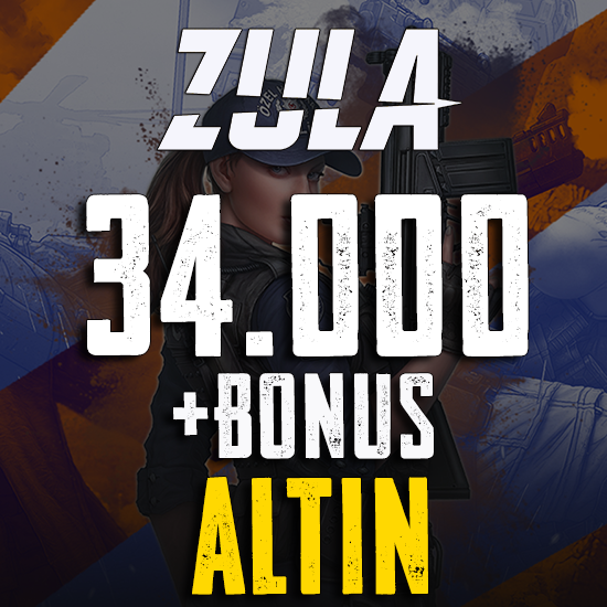 34.000 Zula Altın