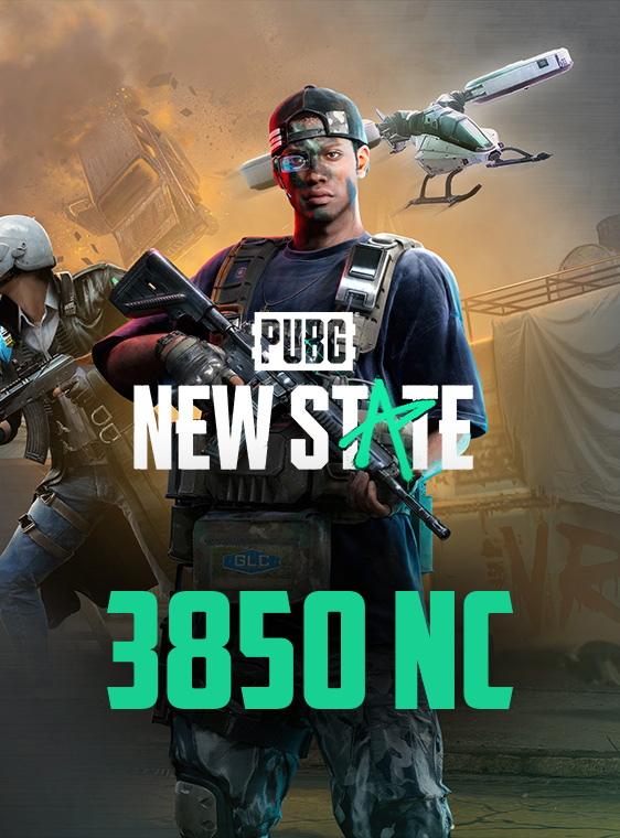 Pubg New State 3600 + 250 NC