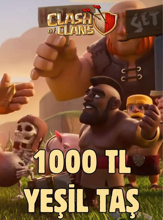  Clash of Clans 1000 TL