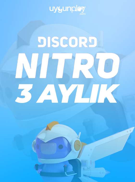 Discord 3 Aylık Boostlu Nitro