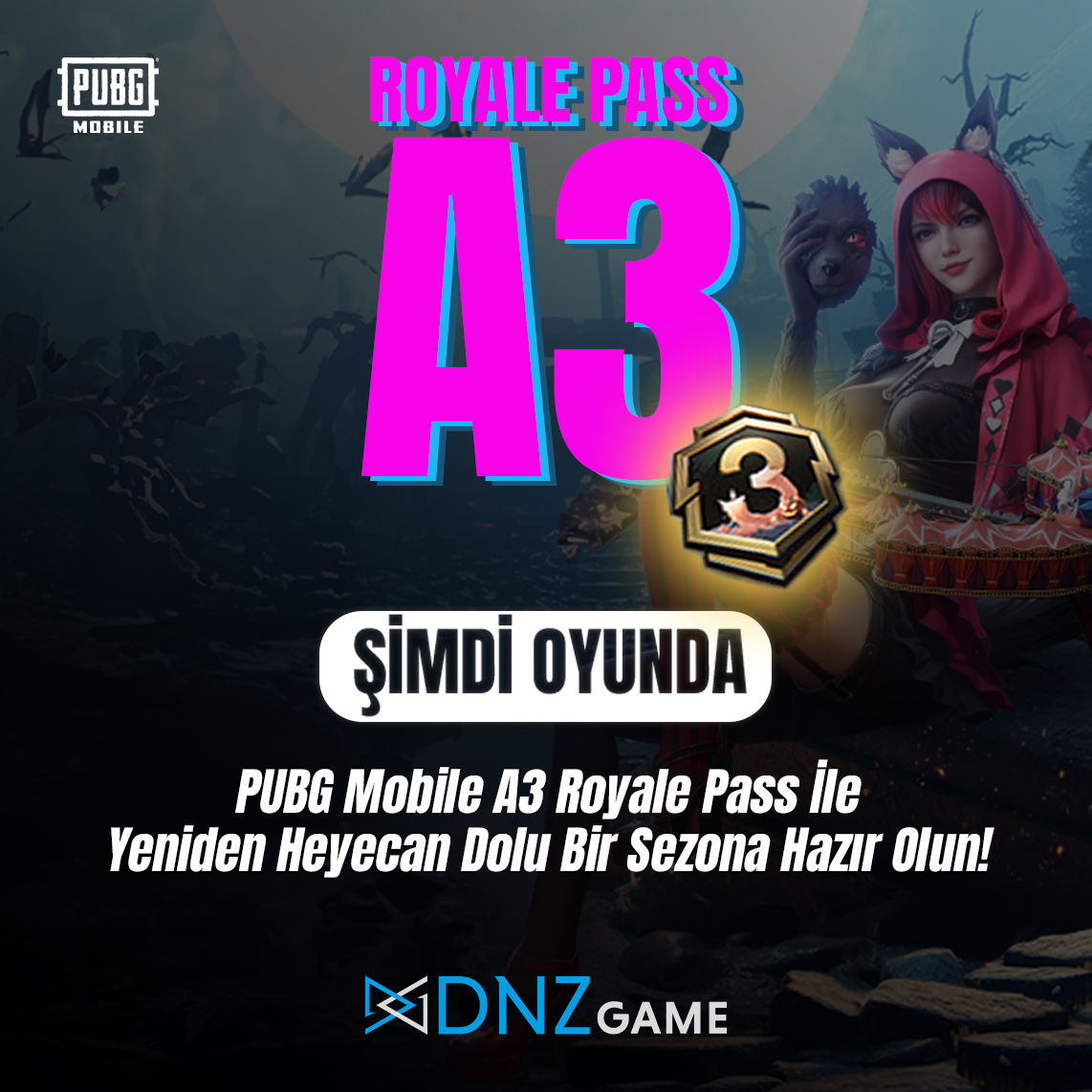 PUBG Mobile A3 Royale Pass İle Yeniden Heyecan Dolu Bir Sezona Hazır Olun!