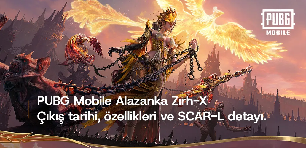 PUBG MOBILE Alazanka Zırh-X geliyor: çıkış dönemi, özellikleri ve SCAR-L detayı