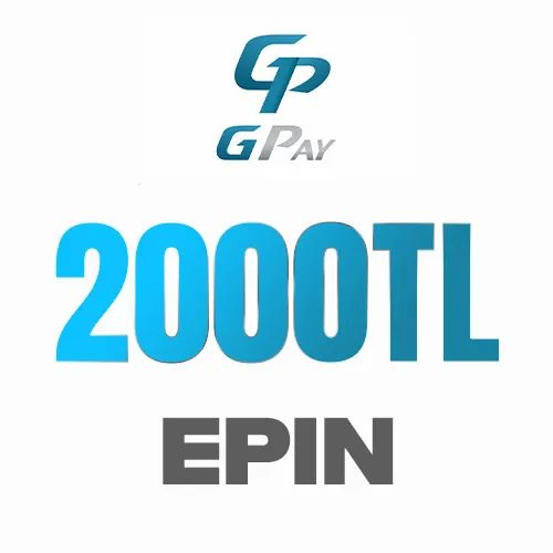 2000 TL Gpay E-Pin