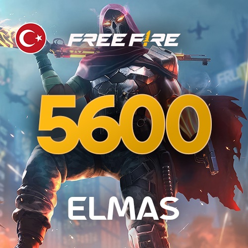 Free Fire 5600 Elmas