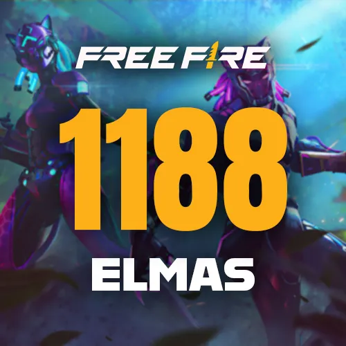 Free Fire: 1080+108 Diamonds