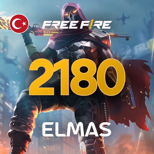 Free Fire 2180 Elmas