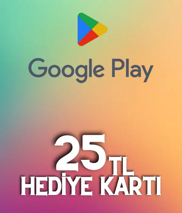 Google Play 25 TL Hediye Kartı