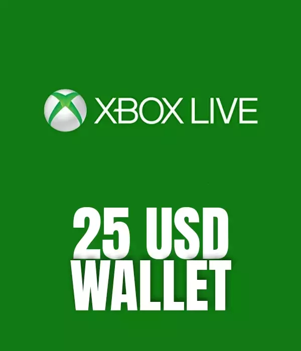 Xbox Live Gift Card 25 USD Wallet