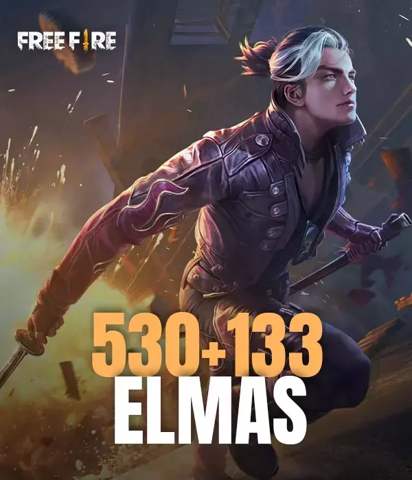 Free Fire: 530+133 Elmas