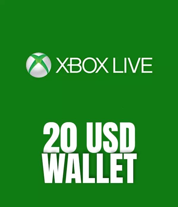 Xbox Live Gift Card 20 USD Wallet