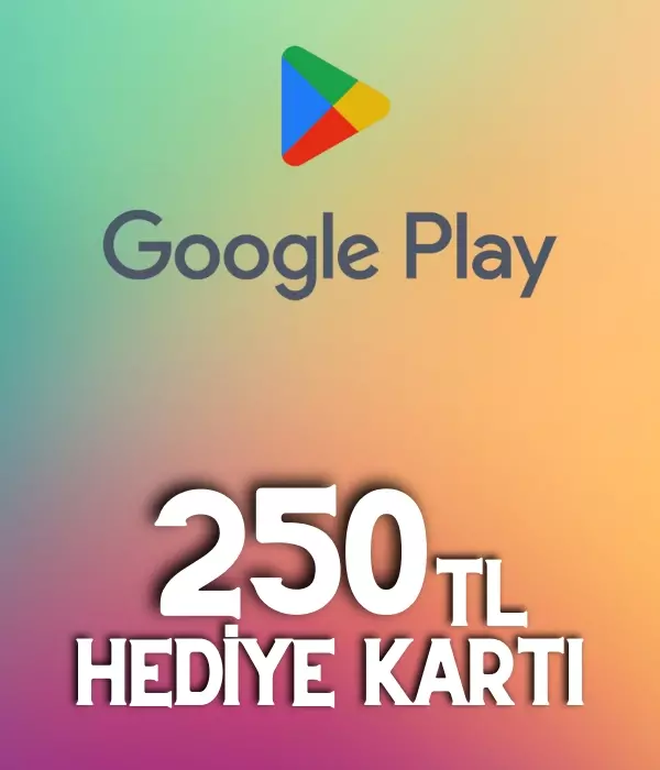 Google Play 250 TL Hediye Kartı
