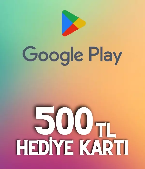 Google Play 500 TL Hediye Kartı 