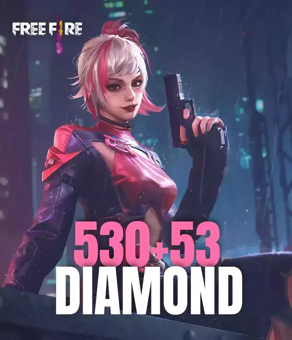 Free Fire: 530+53 Diamonds