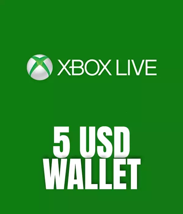 Xbox Live Gift Card 5 USD Wallet