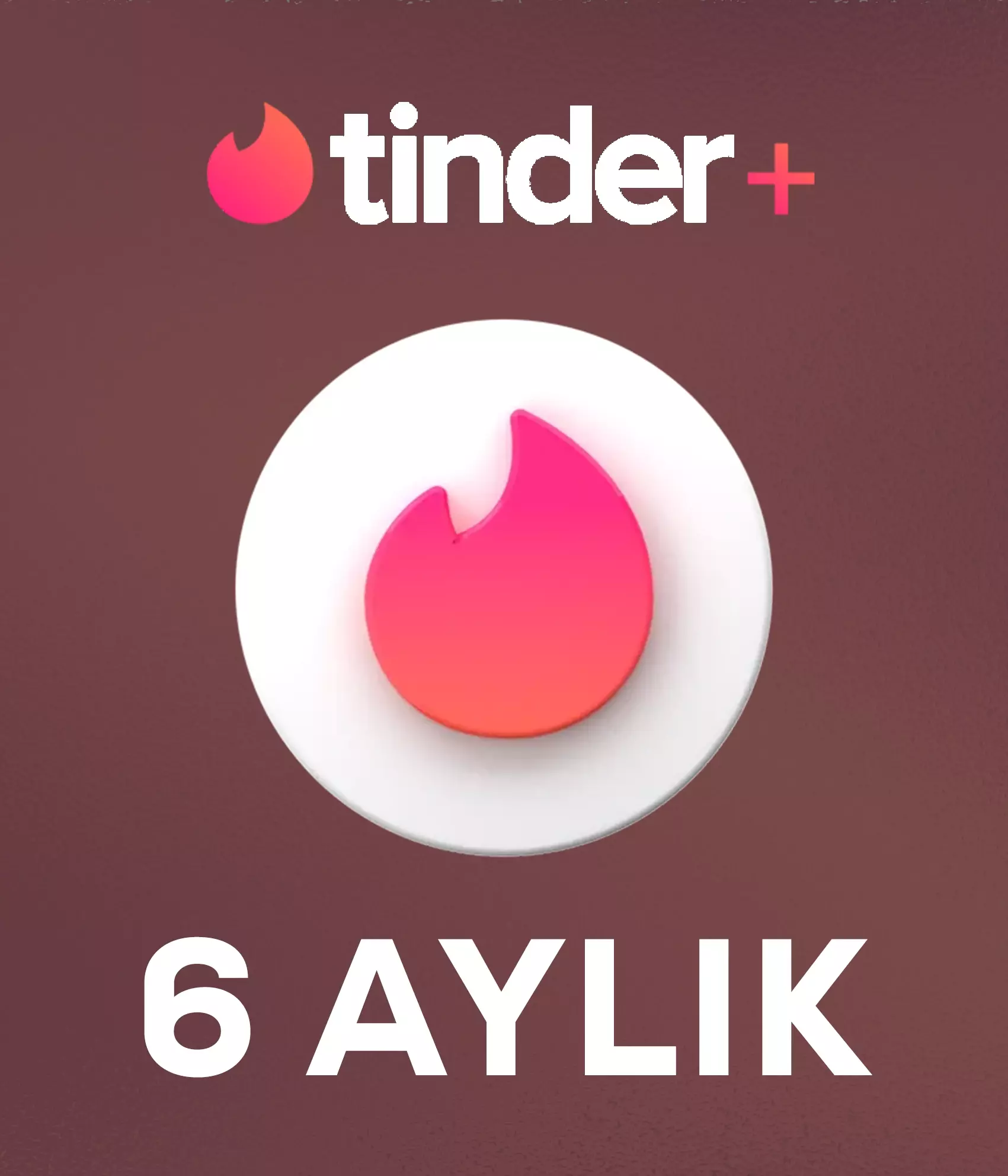 Tinder Plus 6 Aylık Abonelik