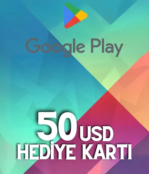 Google Play 50 USD Gift Cart