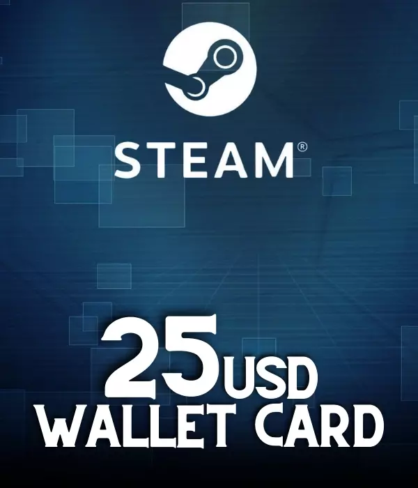 Steam Gift Card 25 USD