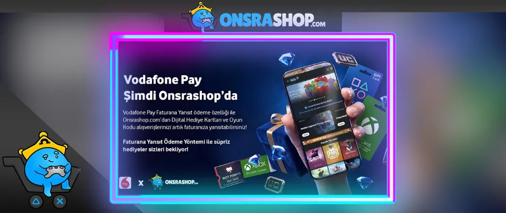 Onsrashop, Vodafone Pay İş Birliğiyle Ödeme Seçeneklerini Genişletiyor!