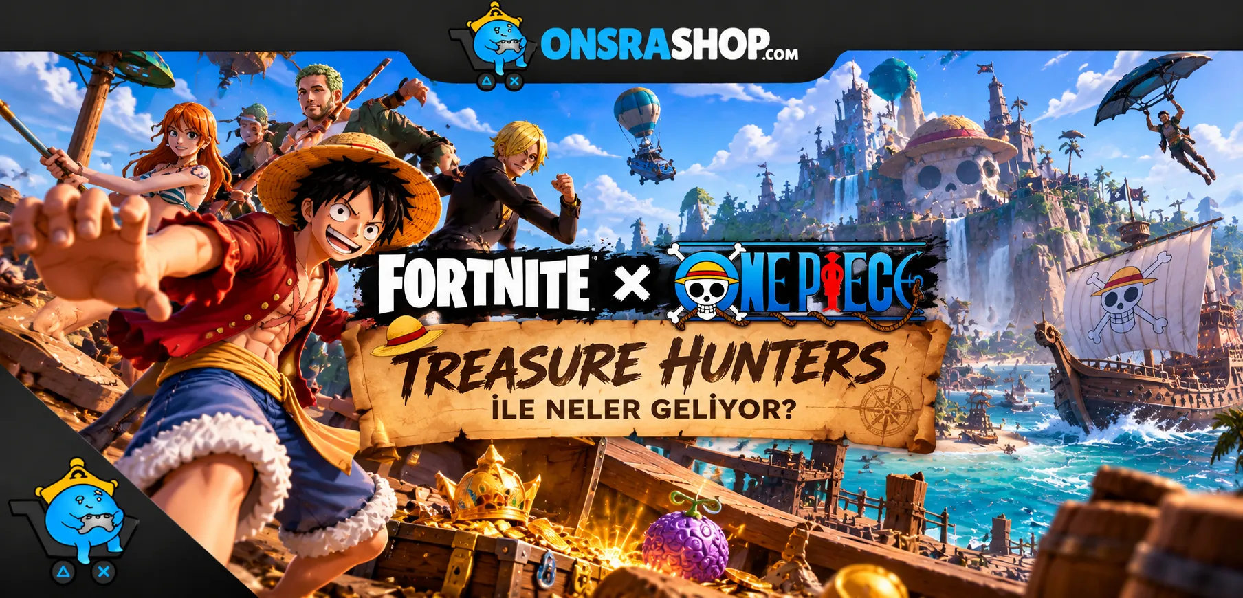 Fortnite One Piece Sezonu: Treasure Hunters ile Neler Geliyor?
